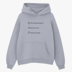 Толстовка худи оверсайз