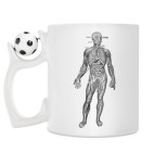 Кружка с футбольным мячиком