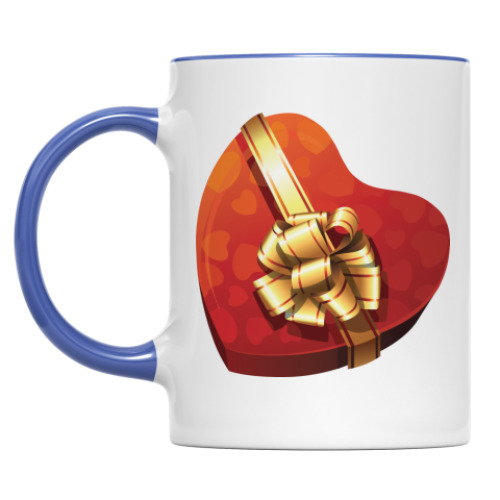 Кружка с принтом Сердце