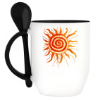 Кружка с ложкой