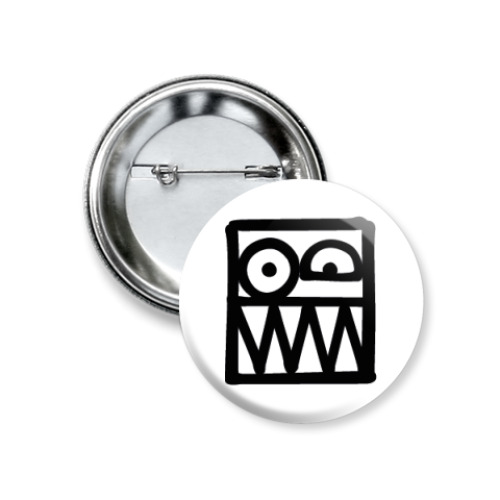 Значок 37мм с принтом  SmileMe