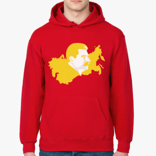 Толстовка худи с принтом Сталин СССР