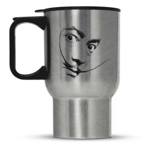 Кружка-термос с принтом Усы