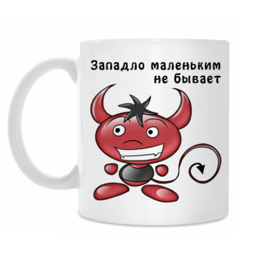 Кружка с принтом Чертенок