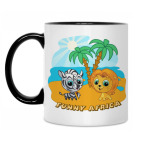 Кружка двухцветная