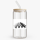 Банка с бамбуковой крышкой