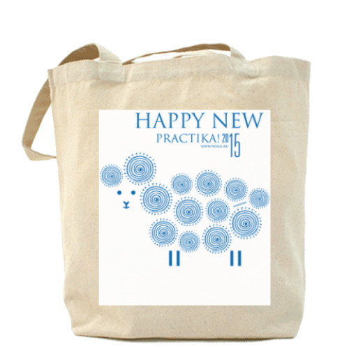 Сумка шоппер с принтом HappyNew Practika 2015