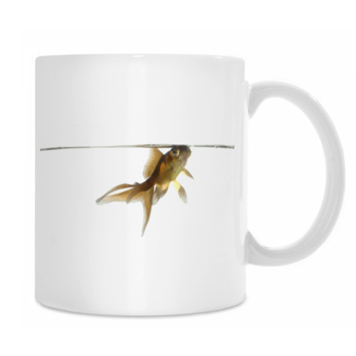 Кружка с принтом Золотая рыбка