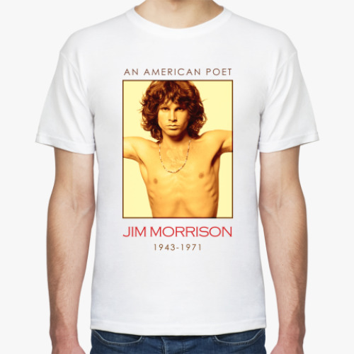 Футболка с принтом Jim Morrison