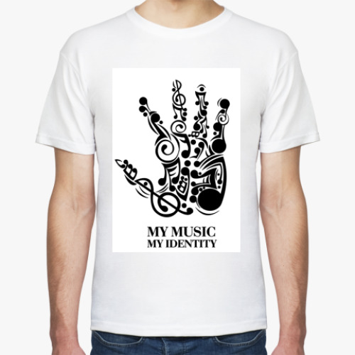 Футболка с принтом My Music