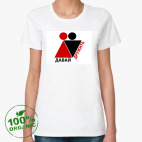 Женская футболка органик