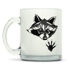 Матовая кружка енот