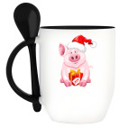 Кружка с ложкой