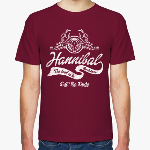 Футболка с принтом Hannibal