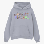 Толстовка худи оверсайз