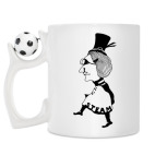 Кружка с футбольным мячиком