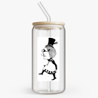 Банка с бамбуковой крышкой