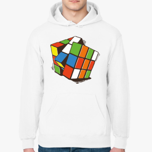 Толстовка худи с принтом Кубик Рубика | Rubiks Cube