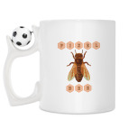 Кружка с футбольным мячиком