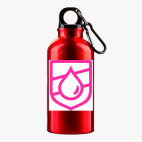 Металлическая бутылка 400 мл UV-DTF