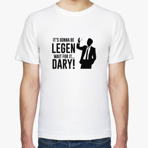 Футболка с принтом Barney Stinson / Барни Стинсон