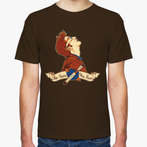 Футболка с принтом Ее имя - Роуз