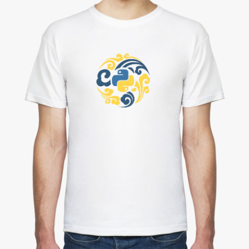 Футболка с принтом Python