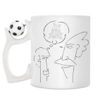 Кружка с футбольным мячиком
