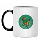 Кружка двухцветная