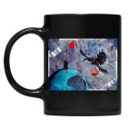 Кружка цветная UV-DTF