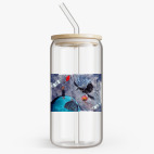 Банка с бамбуковой крышкой