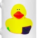 Уточка с синим ведром