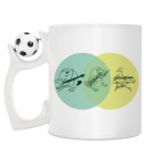 Кружка с футбольным мячиком