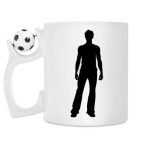 Кружка с футбольным мячиком