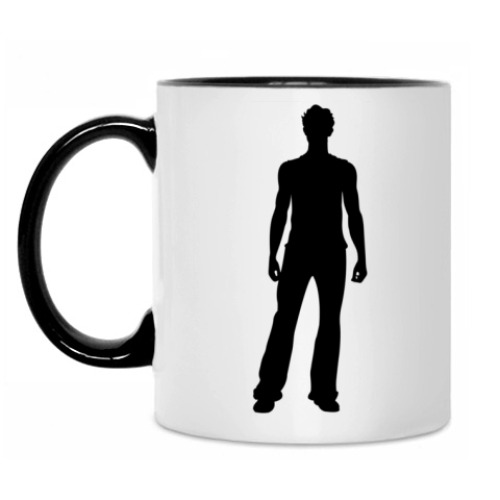 Кружка с принтом Парень