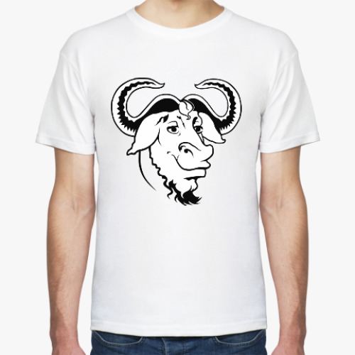 Футболка с принтом GNU