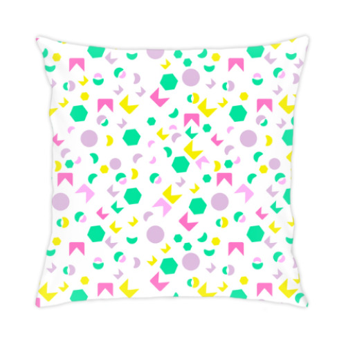 Подушка с принтом Геометрия