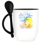 Кружка с ложкой