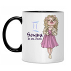 Кружка двухцветная