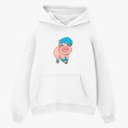 Толстовка худи оверсайз