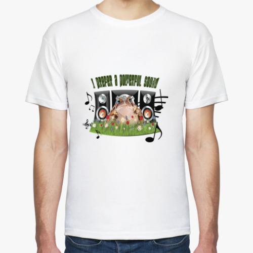 Футболка с принтом 'Жаба'