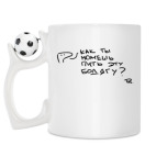 Кружка с футбольным мячиком