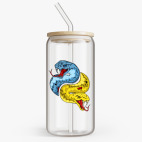 Банка с бамбуковой крышкой