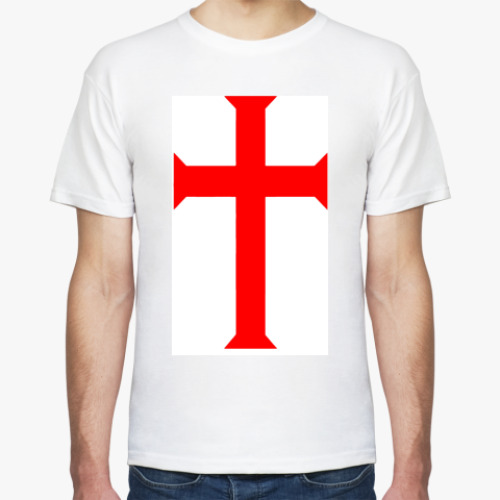 Футболка с принтом Templar Cross