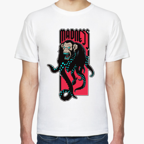 Футболка с принтом Madness monkey