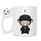 Кружка с футбольным мячиком