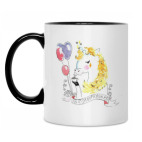 Милый цветочный единорог