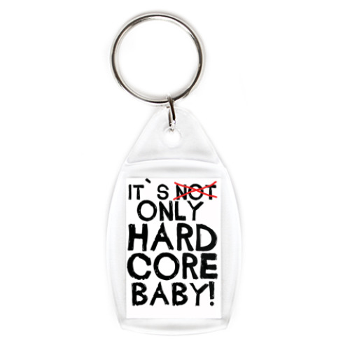 Брелок с принтом   ONLY HARD