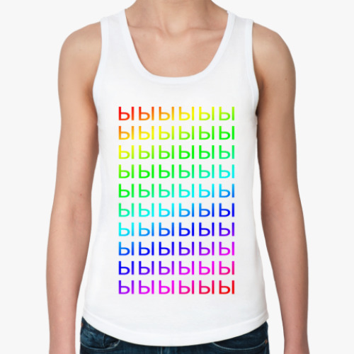 Женская майка с принтом ыыы