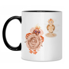 Кружка двухцветная